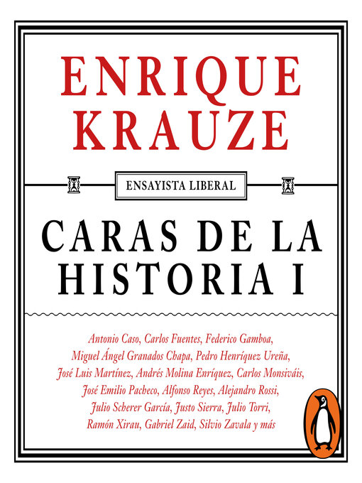 Title details for Caras de la historia I by Enrique Krauze - Available
